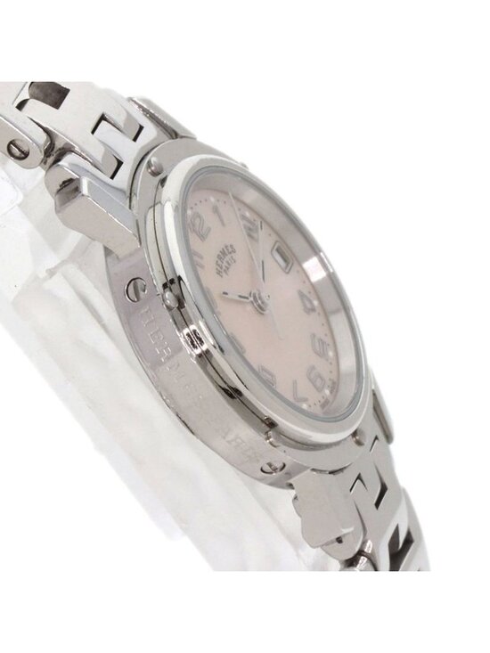 Hermes Clipper Cles New Shape Buckle Watch SS main image 4